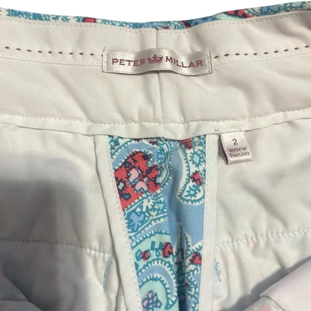 Peter Millar | Women's Paisley Colorful Printed Golf Shorts